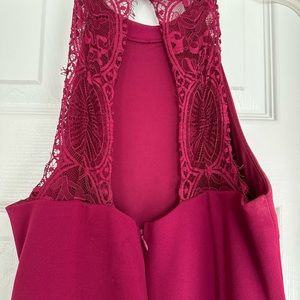 Magenta dress from Lulu’s